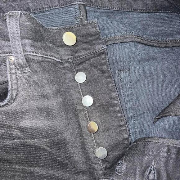 Amiri Black Denim Distressed Ripped Jeans Size 32 - Picture 7 of 8